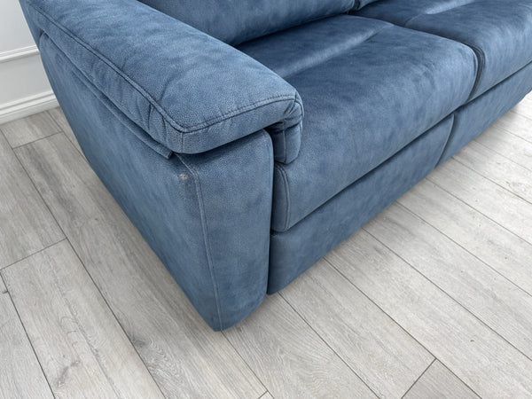 G PLAN Thornbury Static 3 Seater Sofa In Indigo Stingray Velvet Fabric4