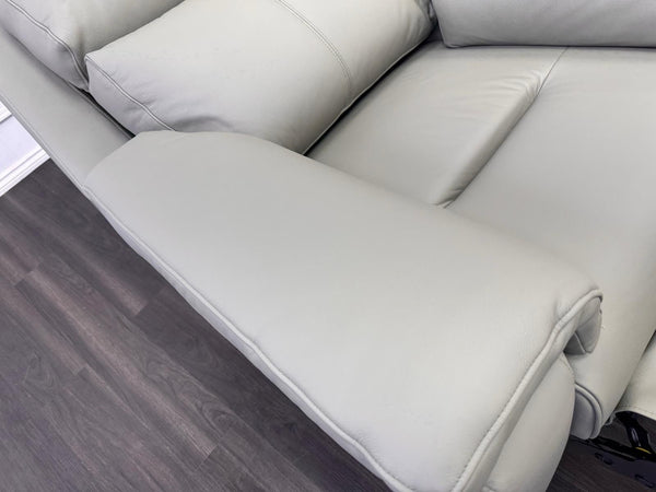 G Plan Thornbury Olive Leather Power Recliner Armchair11