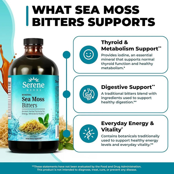Serene Herbs Mineral Sea Moss Bitters – Liquid Herbal Dietary Supplement4