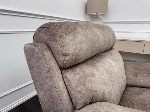 Furniture Village Moreno Beige Fabric Armchair Electric Power Recliner5