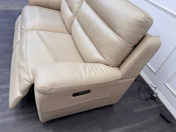 Furniture Village Nimbus 3 Seater Sofa Pwr Recliner+headrest+lumbar Taupe15