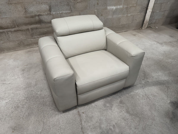 Lazyboy COLORADO Off White Snuggle/Cuddle Armchair Power Recliner + Headrest 12
