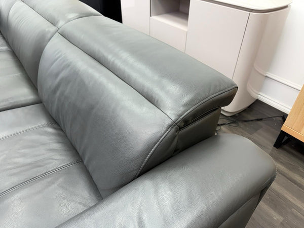 Sofology Marvella Power Recliner Large 4 Seater Sofa Charcoal Leather21