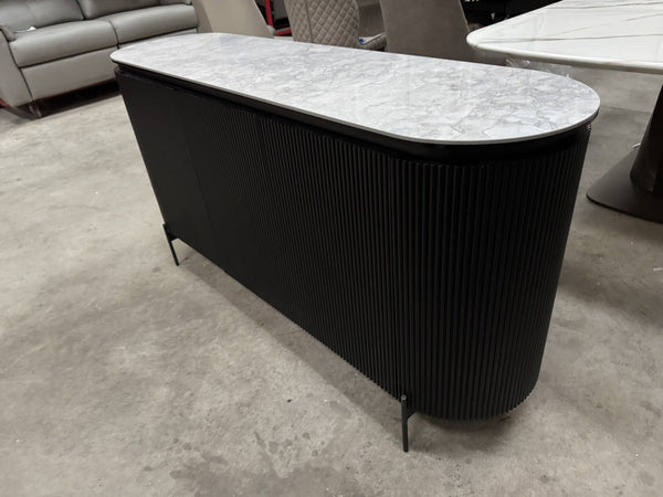Furniture Village CRETE Large 3 Door Ceramic Top Sideboard 4