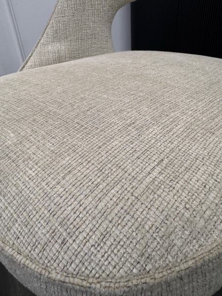 Furniture Village Tiber Alabaster fabric cantilever dining chair (Pre-sale)8