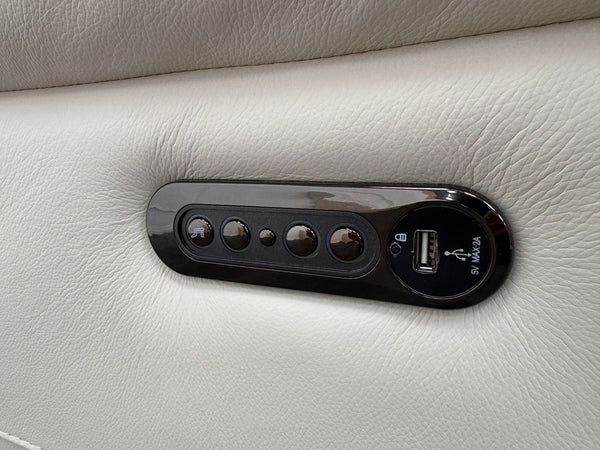 Furniture Village Starlight Express Power Recliner Armchair Frost Leather1