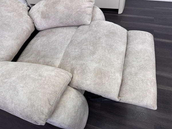 Furniture Village Moreno Cream Fabric Armchair Electric Power Recliner10