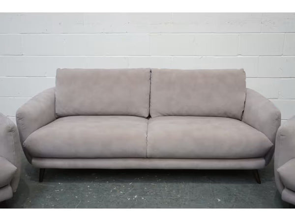 Sofology Adler lifestyle mottled marble fabric 3 seater + 2 armchairs sofa set4