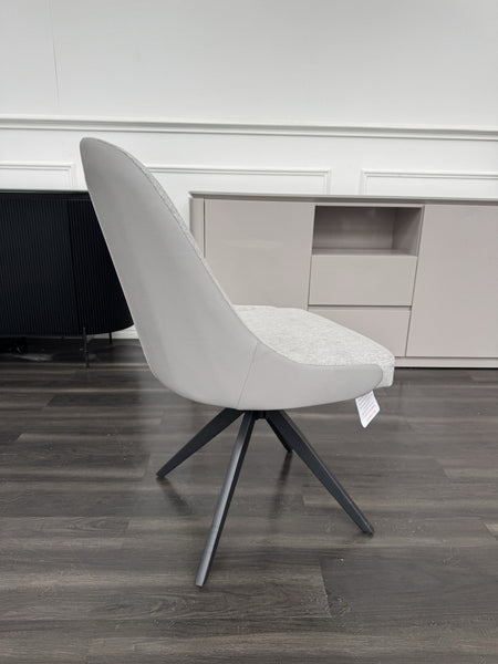 Furniture Village Jose silver grey swivel dining chair (Pre-sale, Read Desc)3