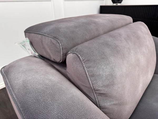 Furniture Village Xavier Fabric Armchair Electric Power Recliner Charcoal Grey13