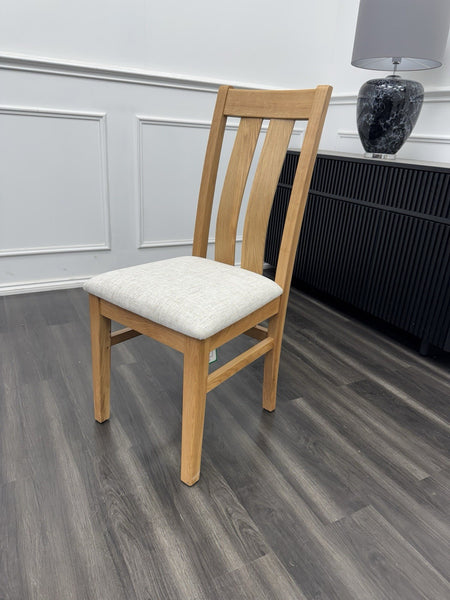 Furniture Village Augusta Wooden slatted back dining chairs (Pre-sale)0
