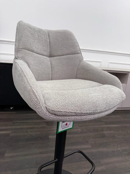 Furniture Village Kiara grey/taupe swivel dining barstool (Pre-sale)11