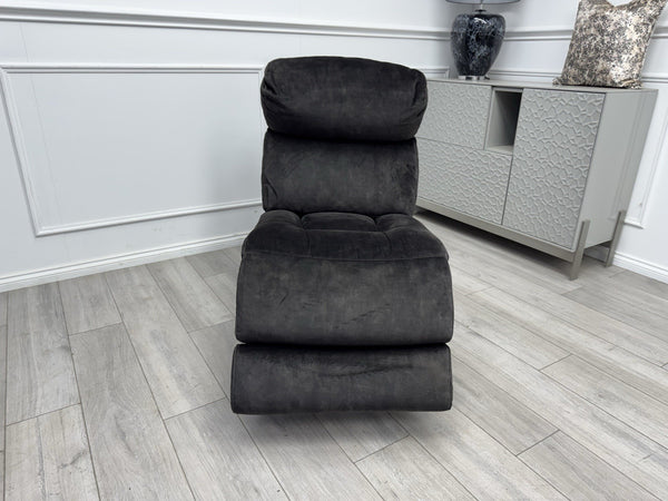 Sofology Radleigh Middle Section Power Recliner & Headrest Velvet Charcoal Grey16