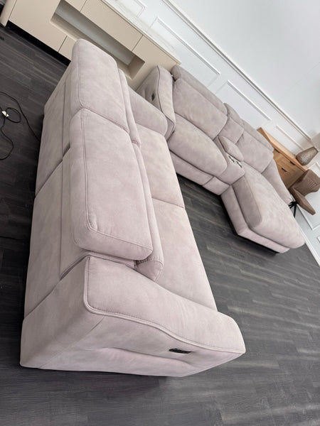 FV Xavier 3 + 2 Seater Lounger Corner Sofa Set Power Recliner & Headrests16