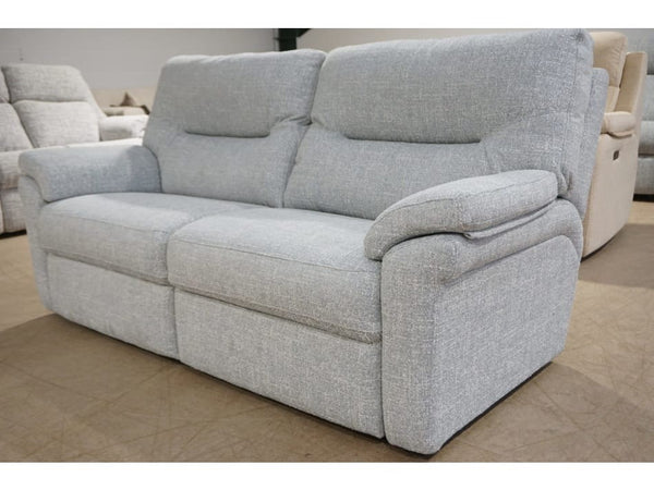 G Plan Seattle lumos sky fabric standard 3 seater sofa3