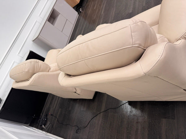 G Plan Kingsbury Beige / Taupe Leather Power Recliner Pair Of Armchairs3