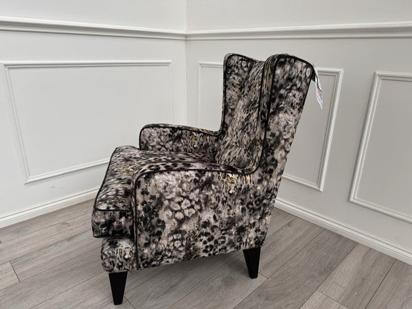 Parker Knoll Modern Classics Wing Chair Inca Smoke Fabric RRP £159510