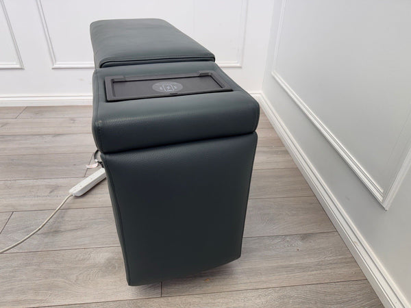 Sofology Plaza Console Peacock Leather Cup Holders Wireless Charging Socket8