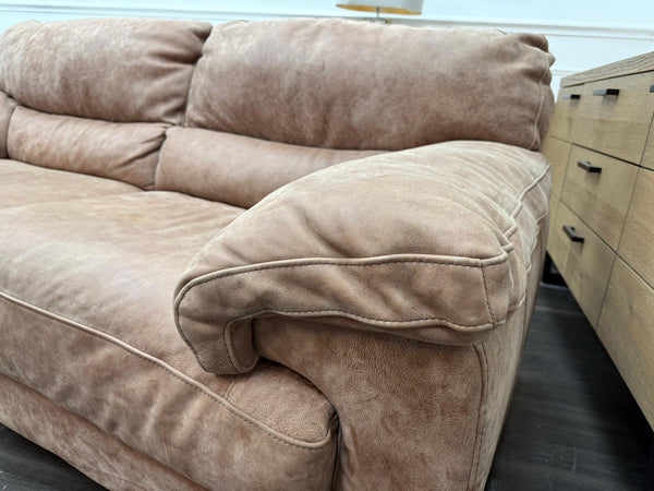 Sofology Santino 3 + 2 Seater Brown Tan  Aniline Leather Sofa Set19