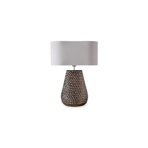 BRAND NEW Sofology Whinfell Table Lamp & Shade - Bronze/Natural RRP £1990