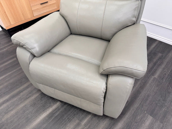 LAZYBOY Daytona POWER RECLINER ARMCHAIR WITH POWER HEADREST IN Grey Leather13