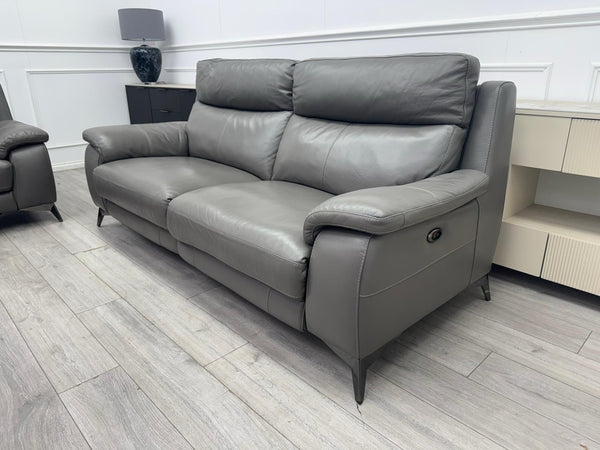 Furniture Village Missouri Power Recliner 3 Seater Sofa Set & Armchair Grey14