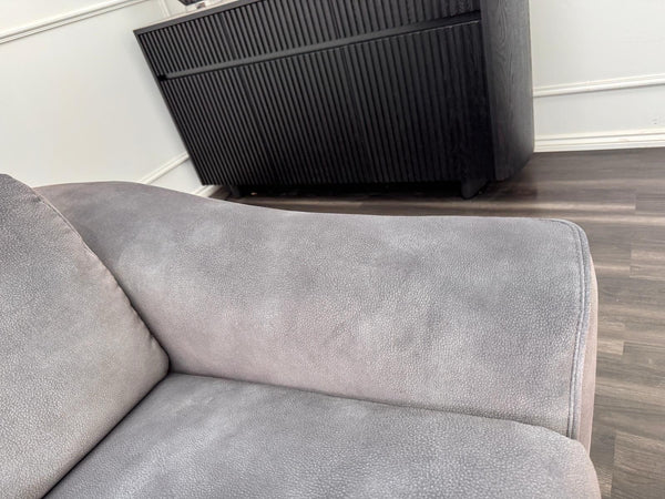 Furniture Village Xavier Fabric Armchair Electric Power Recliner Charcoal Grey10