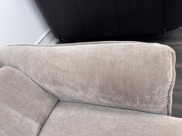 FV Jude 2 Seater Beige Chenille Power Recliner Sofa with Telescopic Headrests18