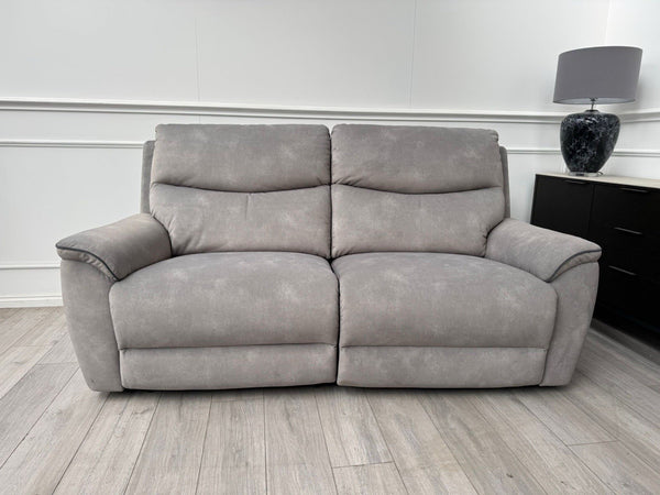 LAZYBOY DOUGLAS POWER RECLINER 3 SEATER SOFA IN GREY FABRIC18