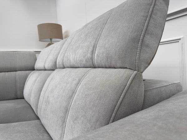 Furniture Village Inca Power Reclining Corner Sofa In Manhattan Stone23