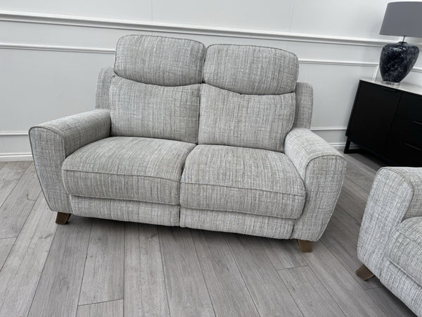 Furniture Village Grey Fabric 3 & 2 Seater Sofa Set9