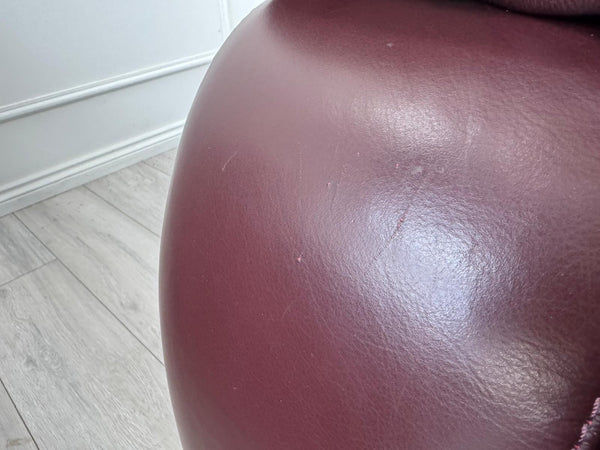 Furniture Village Moreno Power Recliner 3 + 2 Seater Sofa Set Burgundy Leather6