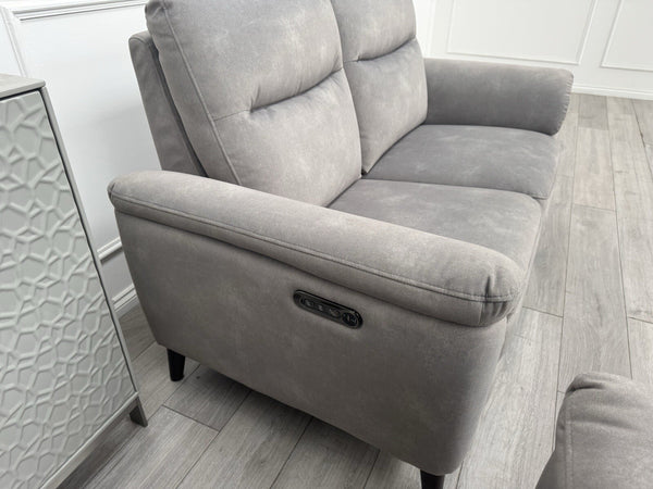 Furniture Village Morgan Power Recliner 2 Seater Sofa & Static 2 Seater Sofa Set9