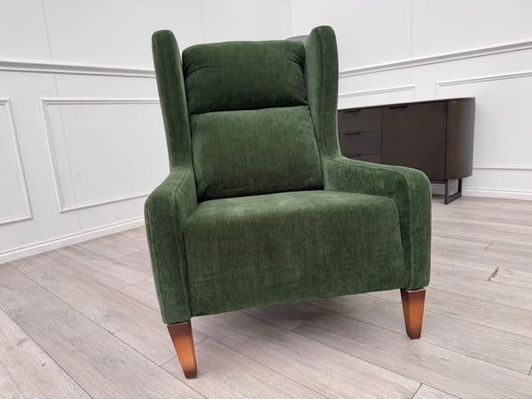 Furniture Village Boutique Palace Accent Olive Green Fabric2