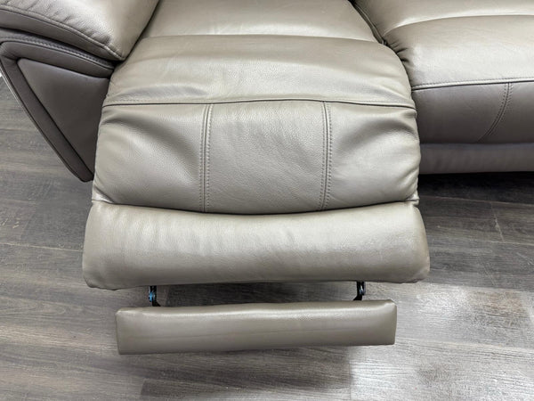 DFS Wren Power Recliner 3+2 Seater Sofa Set In Grey Leather12