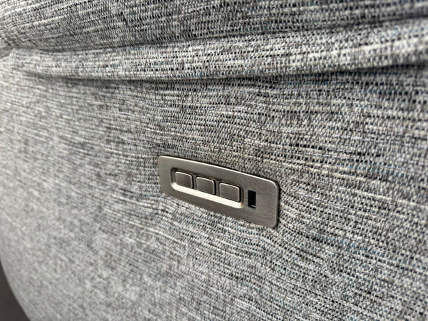 G Plan Kingsbury Power Recliner Armchair Light Grey Fabric RRP £242510