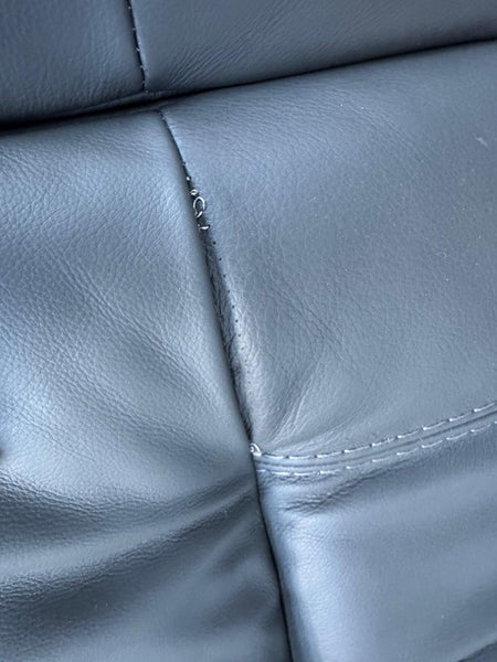 Furniture Village Charcoal Grey Static 3 + Power Recliner 2 Seater Sofa Set23