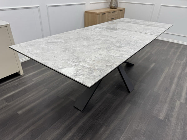 Furniture Village Crete Large Extending Dining Table marble-effect ceramic top13