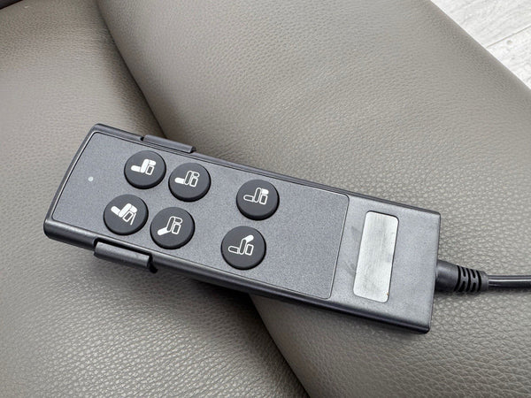 DFS Lift and Rise Electric Power Recliner Armchair Grey Genuine Leather10