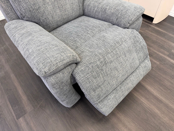 Furniture Village Sloane Grey Fabric Armchair Electric Power Recliner5