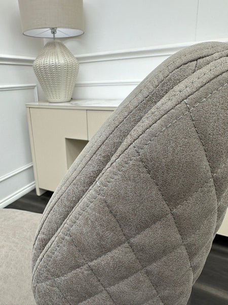 Furniture Village Loki Taupe Swivel Dining Chair With Handle (Pre-sale)14