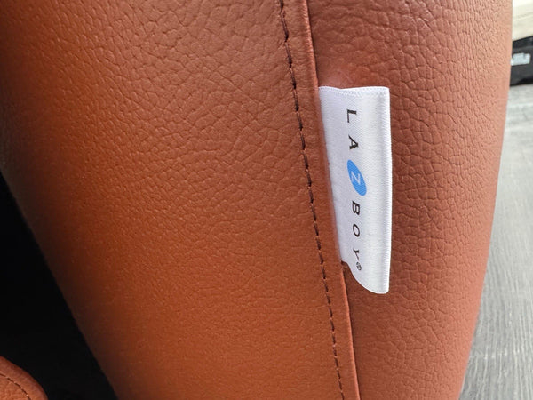 LAZY BOY PARIS Static Armchair In Brown Leather7