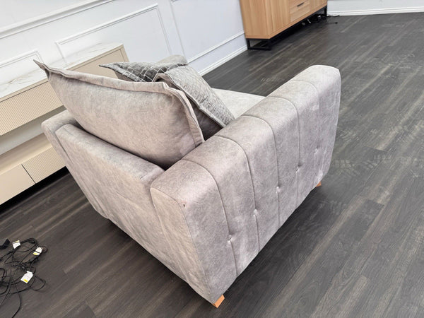 DFS Cherished Armchair Grey Fabric (Fast Delivery)5