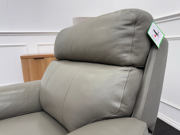 LAZYBOY Daytona POWER RECLINER ARMCHAIR WITH POWER HEADREST IN Grey Leather10