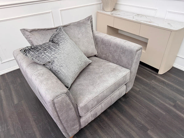 DFS Cherished Armchair Grey Fabric (Fast Delivery)17