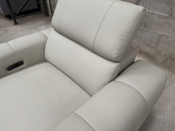 Lazyboy COLORADO Off White Snuggle/Cuddle Armchair Power Recliner + Headrest 17