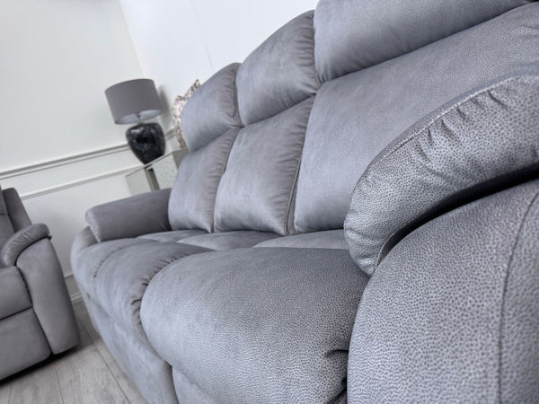 G Plan Kingsbury Charcoal Stingray 3 & 3 Seater Sofa Set Manual Recliners9