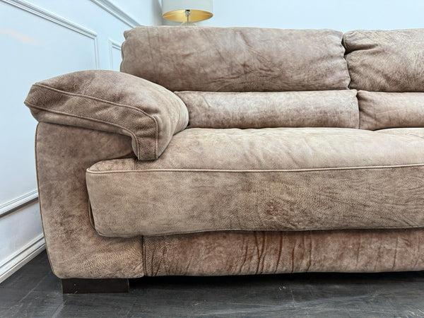 Sofology Santino 3 + 2 Seater Brown Tan  Aniline Leather Sofa Set21