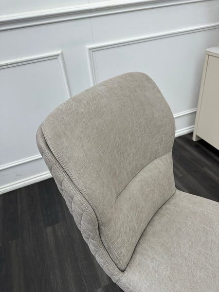 Furniture Village Loki Taupe Swivel Dining Chair With Handle (Pre-sale)4