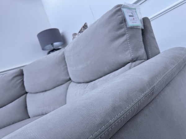 Sofology Palmer Power Recliner Corner Sofa In Toronto Grey Suede18